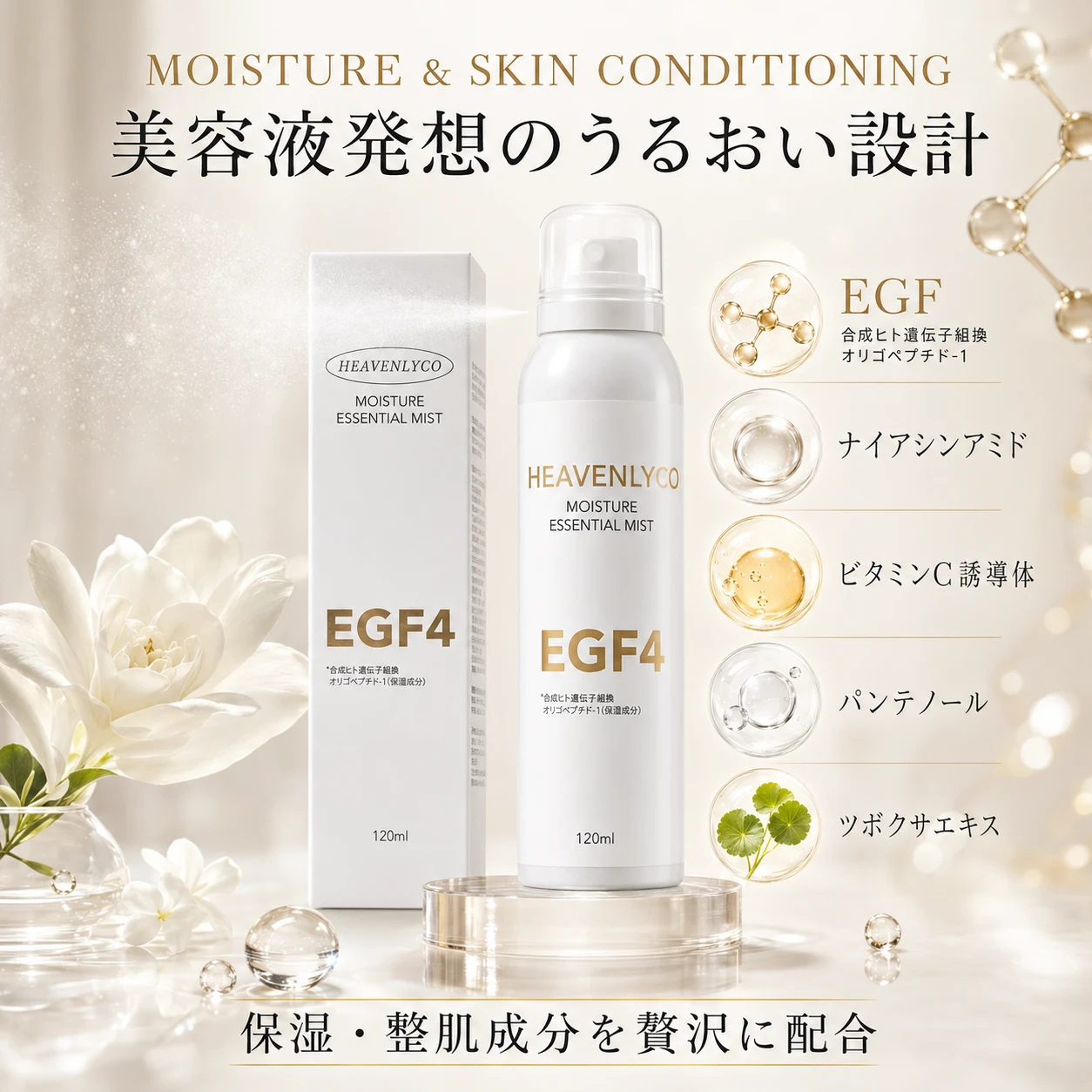 HEAVENLYCO EGF4 Moisture Essential Mist - Image 5